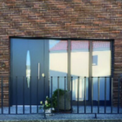 Herkenhoff Referenzen dunkle Haustür mit großen Glasflächen Teaser
